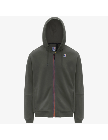K-Way \ Felpa Uomo Prosper Misto Cotone Verde Militare Prezzo 120,00