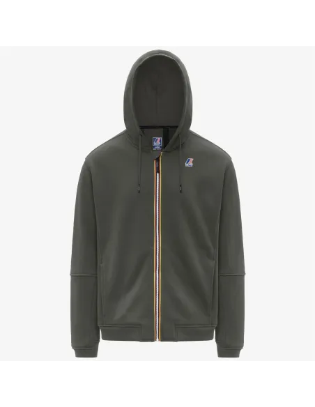 K-Way \ Felpa Uomo Prosper Misto Cotone Verde Militare Prezzo 120,00