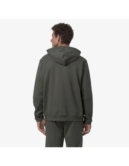 K-Way \ Felpa Uomo Prosper Misto Cotone Verde Militare Prezzo 120,00