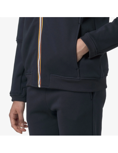 K-Way \ Felpa Uomo Prosper Misto Cotone Blu Scuro Prezzo 120,00