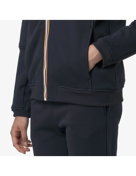 K-Way \ Felpa Uomo Prosper Misto Cotone Blu Scuro Prezzo 120,00