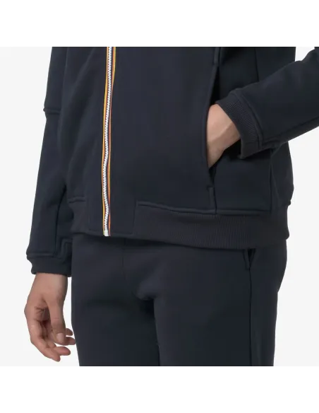 K-Way \ Felpa Uomo Prosper Misto Cotone Blu Scuro Prezzo 120,00