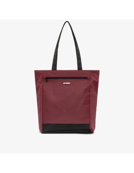 K-Way \ Borsa Shopping Donna Elliant Nylon Rosso Pompeano Prezzo 65,00