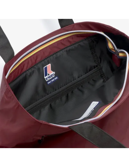 K-Way \ Borsa Shopping Donna Elliant Nylon Rosso Pompeano Prezzo 65,00