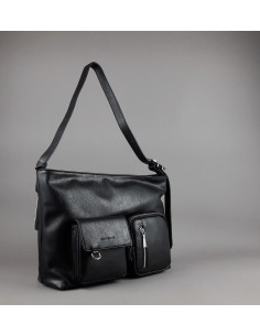 Gio Cellini \ Borsa A Spalla Donna Pu Nero Prezzo 109,00