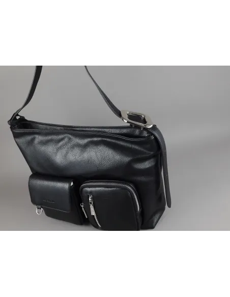 Gio Cellini \ Borsa A Spalla Donna Pu Nero Prezzo 109,00