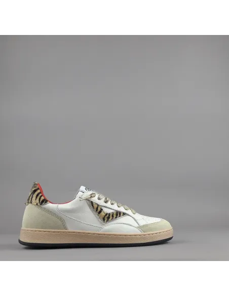 4B12 \ Sneakers Play Donna Pelle Bianco Prezzo 219,00