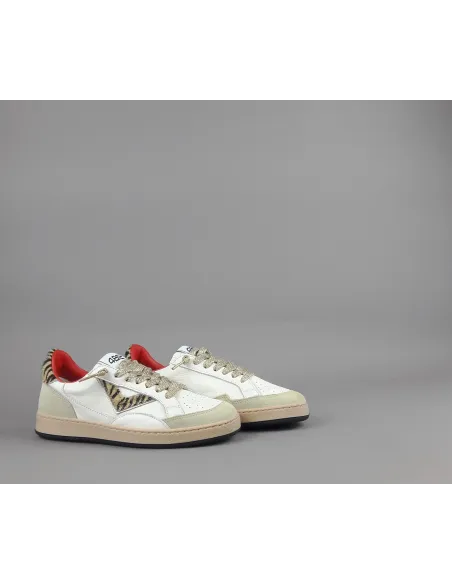 4B12 \ Sneakers Play Donna Pelle Bianco Prezzo 219,00