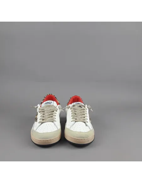 4B12 \ Sneakers Play Donna Pelle Bianco Prezzo 219,00