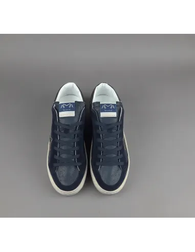 Ama Brand \ Sneakers Uomo Slam Pelle E Camoscio Blu Scuro Prezzo 205,00