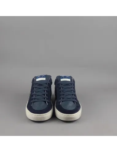 Ama Brand \ Sneakers Uomo Slam Pelle E Camoscio Blu Scuro Prezzo 205,00