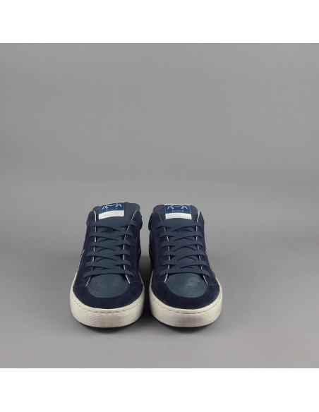 Ama Brand \ Sneakers Uomo Slam Pelle E Camoscio Blu Scuro Prezzo 205,00