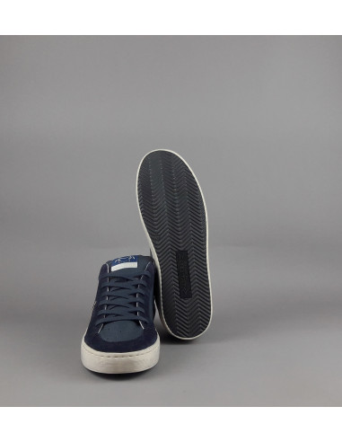 Ama Brand \ Sneakers Uomo Slam Pelle E Camoscio Blu Scuro Prezzo 205,00