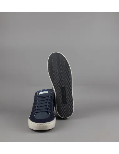 Ama Brand \ Sneakers Uomo Slam Pelle E Camoscio Blu Scuro Prezzo 205,00