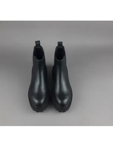 Frau \ Tronchetto Donna Pelle Nero Elastici Laterali Prezzo 139,00