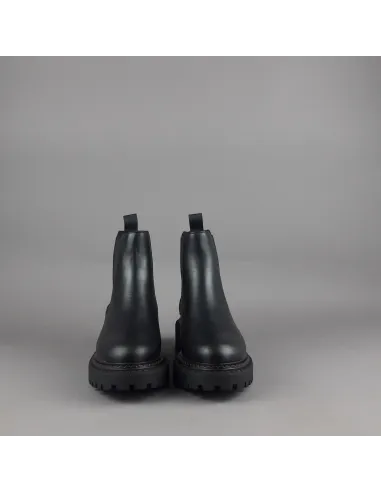 Frau \ Tronchetto Donna Pelle Nero Elastici Laterali Prezzo 139,00