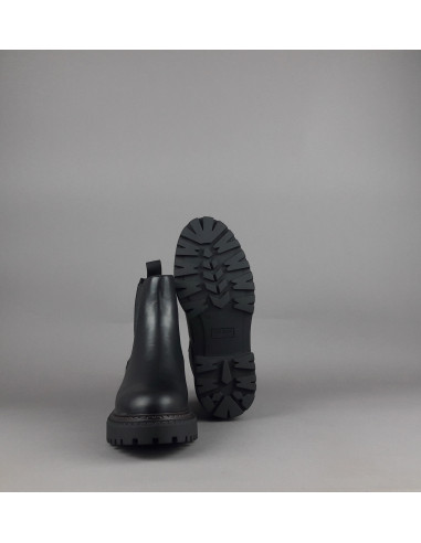 Frau \ Tronchetto Donna Pelle Nero Elastici Laterali Prezzo 139,00