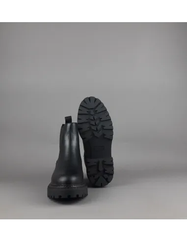 Frau \ Tronchetto Donna Pelle Nero Elastici Laterali Prezzo 139,00