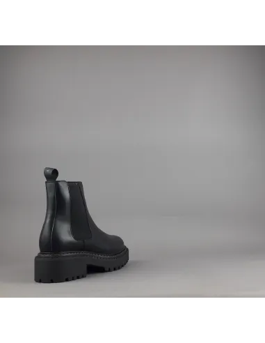 Frau \ Tronchetto Donna Pelle Nero Elastici Laterali Prezzo 139,00