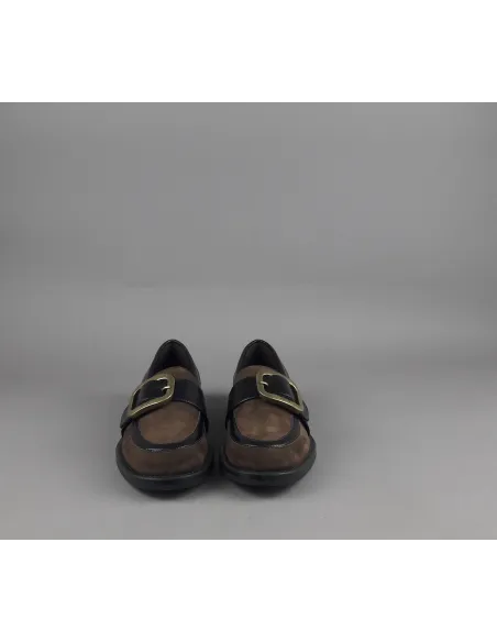 Frau \ Mocassino Basso Donna Camoscio E Pelle Marrone Prezzo 145,00