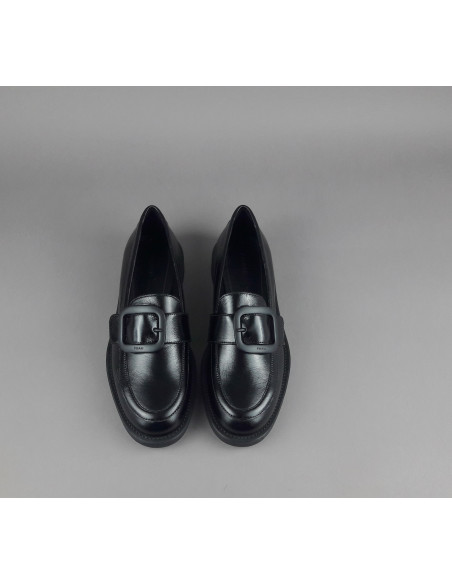 Frau \ Mocassino Basso Donna Pelle Naplak Nero Prezzo 145,00