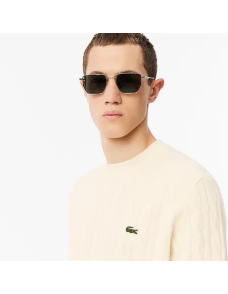 Lacoste \ Maglia Uomo Lana Con Treccie Avorio Prezzo 170,00