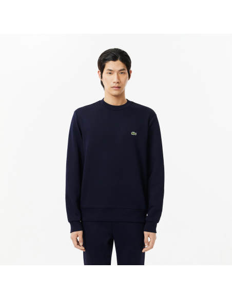 Lacoste \ Felpa Uomo Misto Cotone Blu Scuro Prezzo 130,00