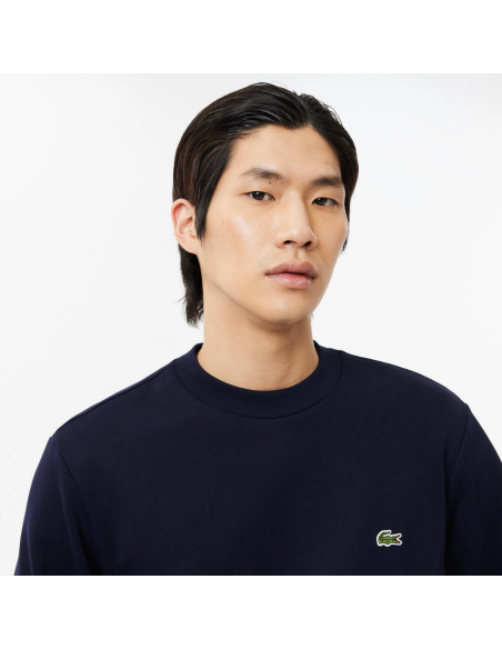 Lacoste \ Felpa Uomo Misto Cotone Blu Scuro Prezzo 130,00