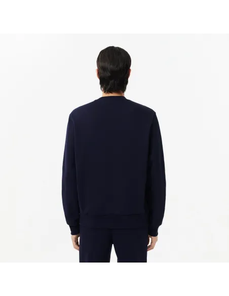 Lacoste \ Felpa Uomo Misto Cotone Blu Scuro Prezzo 130,00