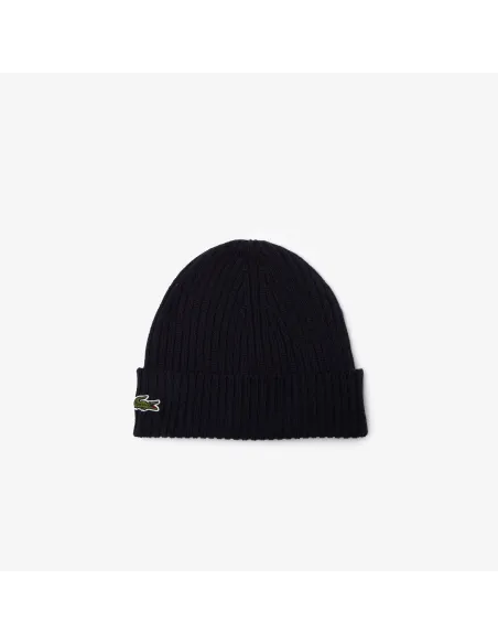 Lacoste \ Cappello Unisex Lana a Costine Blu Scuro Prezzo 55,00