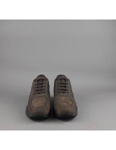 Hogan \ Interactive Uomo Nabuk Marrone Scuro Prezzo 430,00