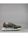 Premiata \ Sneakers Uomo Mase Camoscio Tela Verde Militare Prezzo 250,00