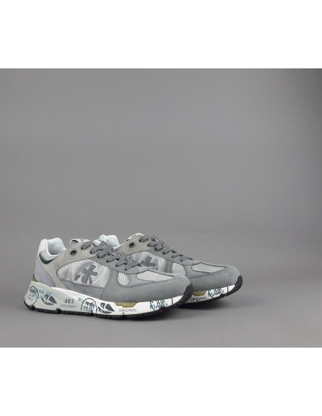 Premiata \ Sneakers Uomo Mase Nabuk E Tela Grigio Prezzo 250,00