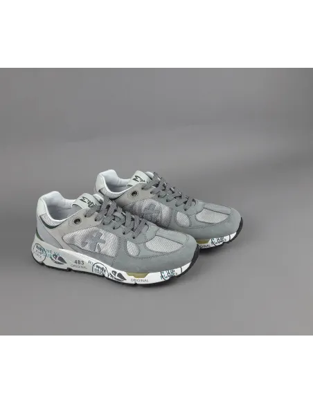 Premiata \ Sneakers Uomo Mase Nabuk E Tela Grigio Prezzo 250,00