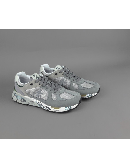 Premiata \ Sneakers Uomo Mase Nabuk E Tela Grigio Prezzo 250,00