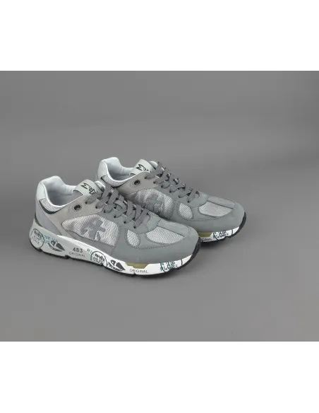 Premiata \ Sneakers Uomo Mase Nabuk E Tela Grigio Prezzo 250,00