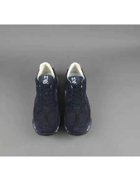 Premiata \ Sneakers Uomo Mase Camoscio Tela Blu Scuro Prezzo 250,00