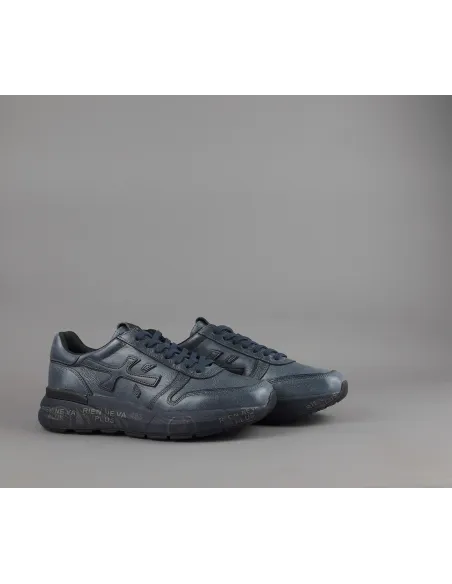Premiata \ Sneakers Uomo Mick Pelle Blu Prezzo 260,00
