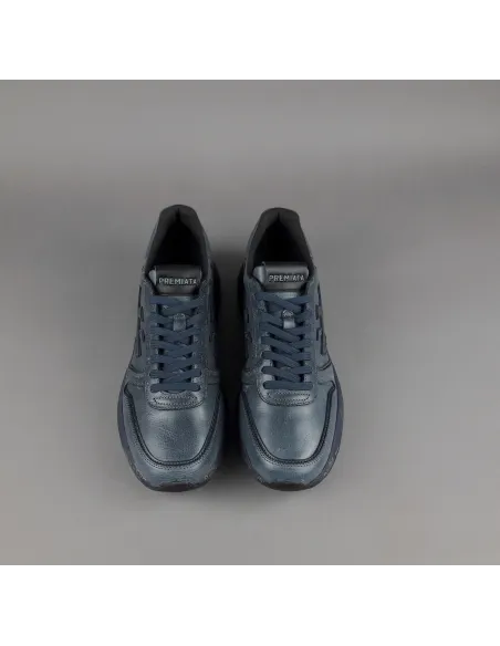 Premiata \ Sneakers Uomo Mick Pelle Blu Prezzo 260,00