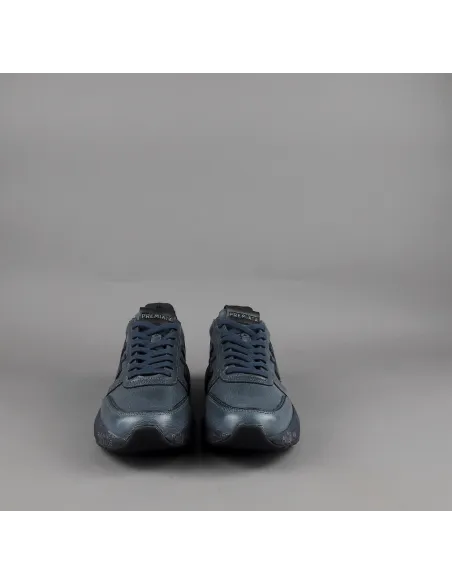 Premiata \ Sneakers Uomo Mick Pelle Blu Prezzo 260,00