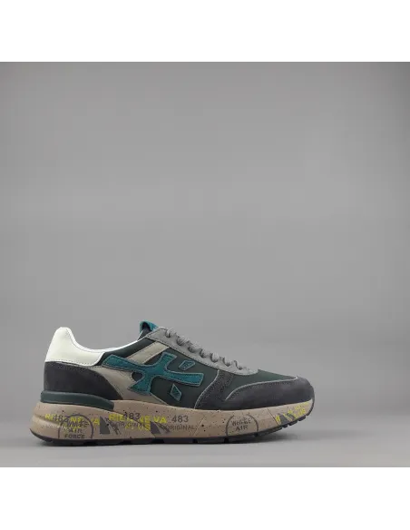 Premiata \ Sneakers Uomo Mick Camoscio E Tela Antracite Prezzo 240,00