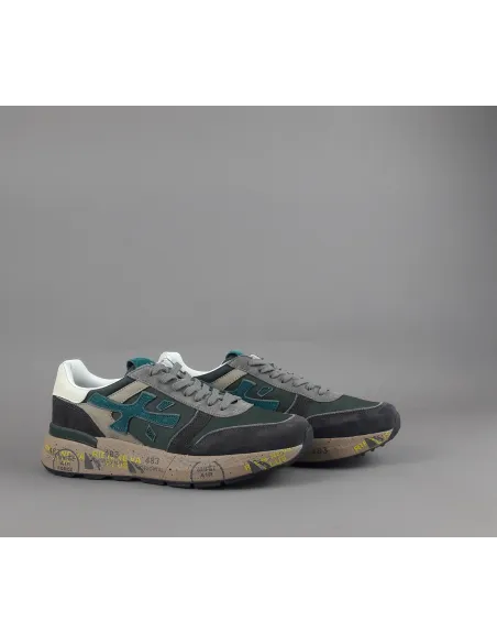 Premiata \ Sneakers Uomo Mick Camoscio E Tela Antracite Prezzo 240,00