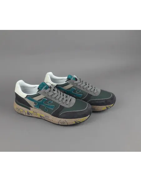 Premiata \ Sneakers Uomo Mick Camoscio E Tela Antracite Prezzo 240,00