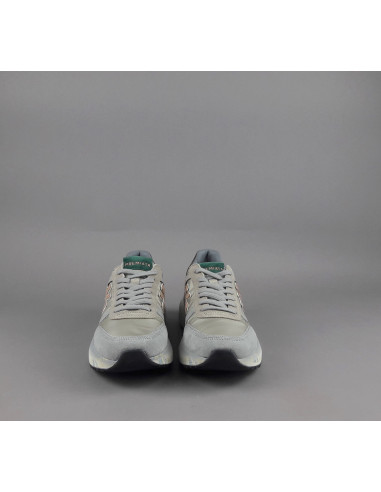 Premiata \ Sneakers Uomo Mick Camoscio E Tela Grigio Chiaro Prezzo 240,00