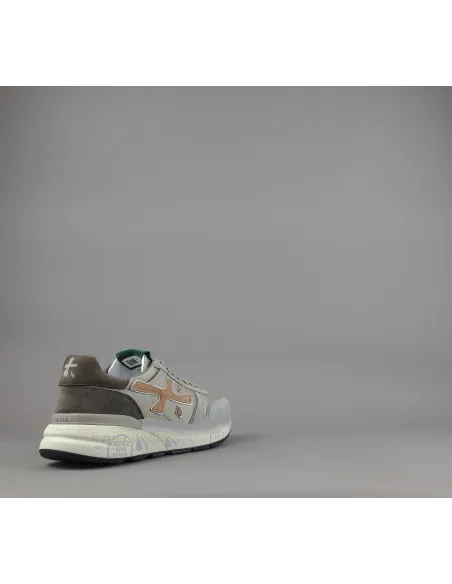 Premiata \ Sneakers Uomo Mick Camoscio E Tela Grigio Chiaro Prezzo 240,00