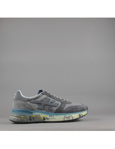 Premiata \ Sneakers Uomo Mick Camoscio E Tela Grigio Prezzo 240,00