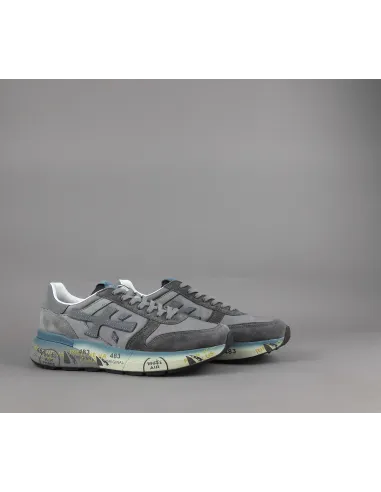 Premiata \ Sneakers Uomo Mick Camoscio E Tela Grigio Prezzo 240,00