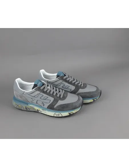 Premiata \ Sneakers Uomo Mick Camoscio E Tela Grigio Prezzo 240,00