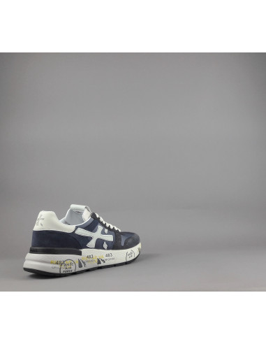 Premiata \ Sneakers Uomo Mick Camoscio E Tela Blu Scuro Prezzo 240,00