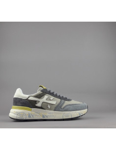 Premiata \ Sneakers Uomo Mick Camoscio E Tela Grigio Prezzo 240,00